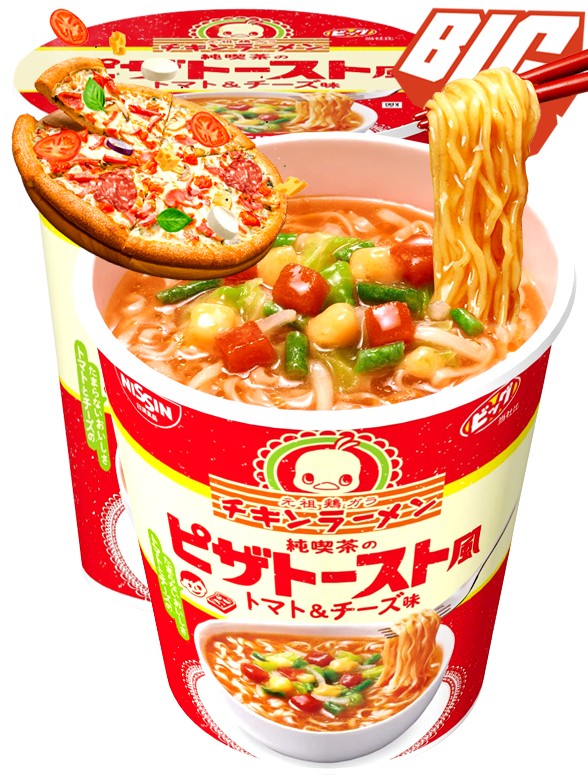 Fideos Ramen Nissin Pizza Toast Chikin Ramen Big Cup 91 Grs