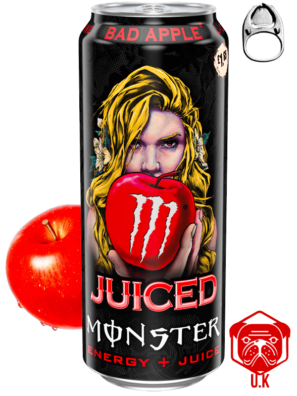 Bebida Energética Monster Energy Juiced Bad Apple 500 ml.