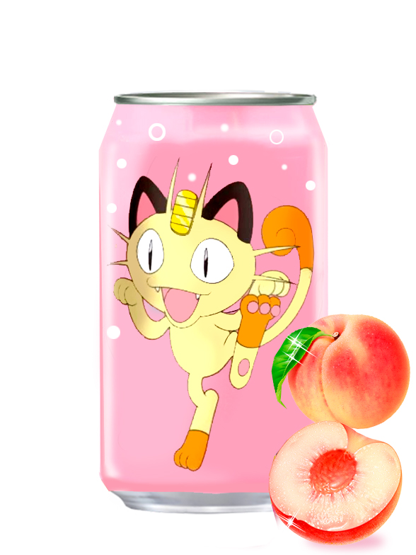 Agua Soda Sabor Momo, Edición Pokemon Eevee 490 ml.