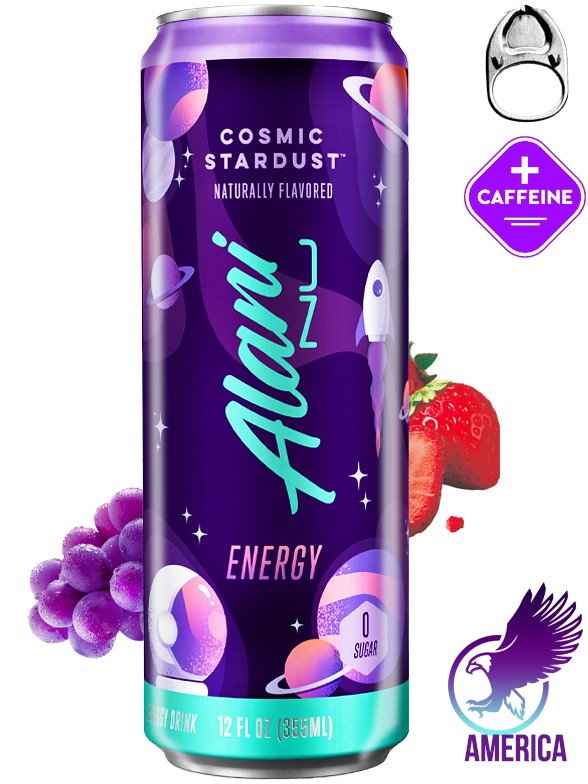 Bebida Energética Alani Nu | Cosmic Stardust | Zero 355 ml.