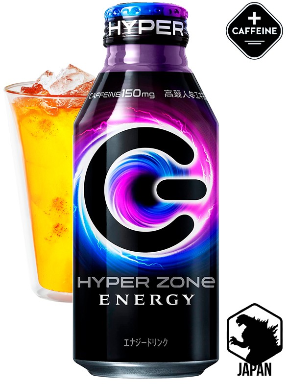 Bebida energética Japonesa Hyper ZONe Energy 400 ml.