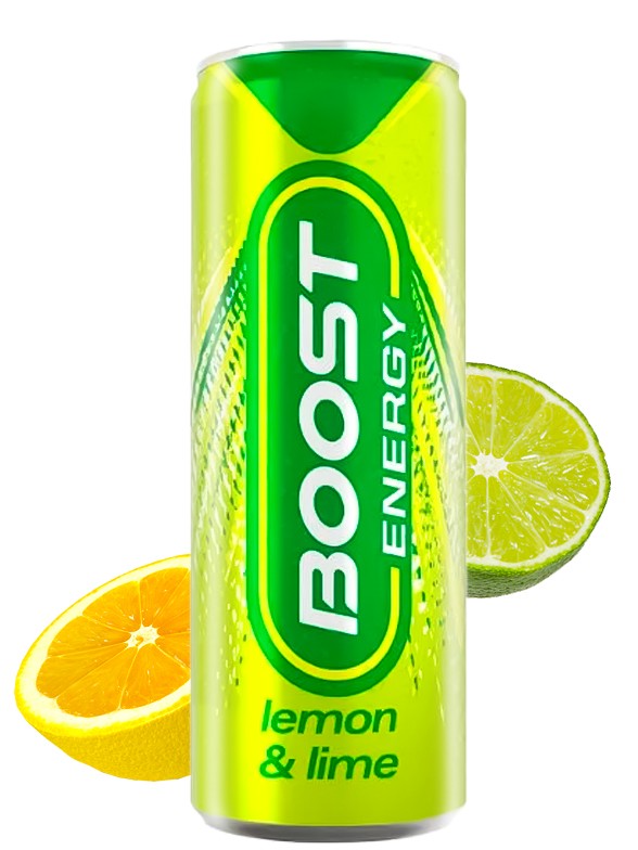 Bebida Energética de Lima Limón | Boost Energy 250 ml.