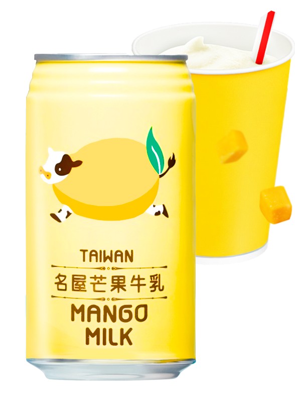 Bebida Mango & Milk 340 ml.