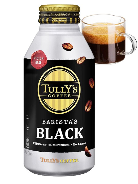 Café Black Barista | Tully's 390 ml.