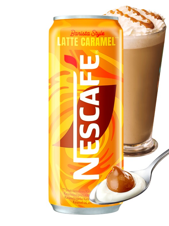 Café Latte Caramel Barista Style, Nescafé 250 ml.
