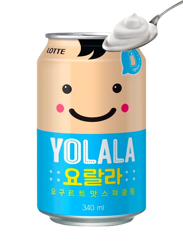 Refresco Coreano de Yogurth estilo Calpis Yolala Baby 340 ml.