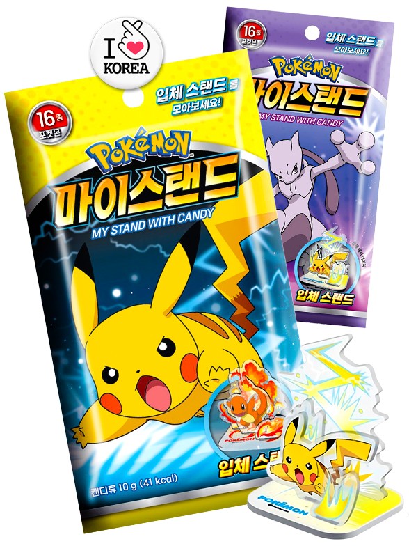 Caramelo Coreano Pokémon Con Escena Acrílica | 16 Escenas Diferentes