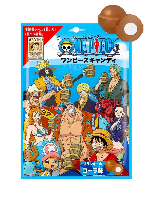 Caramelos De Refresco De Cola Con Pica Pica One Piece 70 Grs Pedido Gratis Japonshop