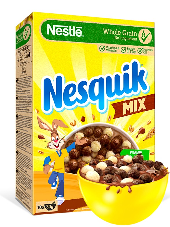 Cereales 2 Chocolates Nesquik DUO 325 grs.