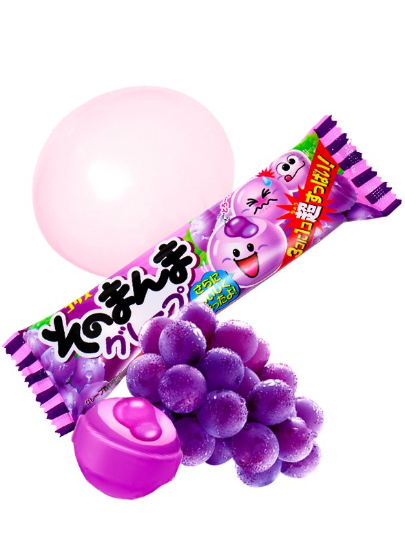 Chicles de Uva y Relleno de Uva Ácida