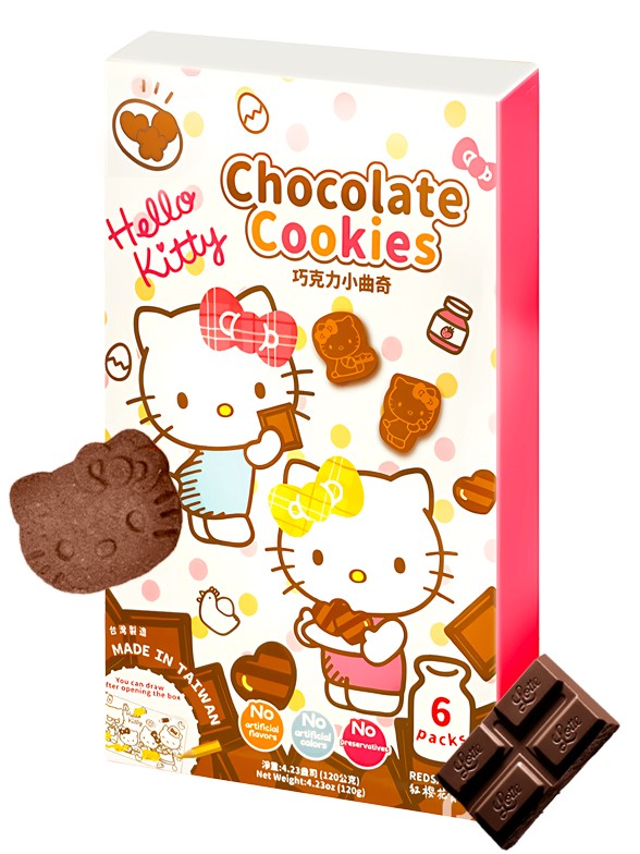 Cookies de Chocolate con Leche | Hello Kitty Box | Love Cats 120 grs.