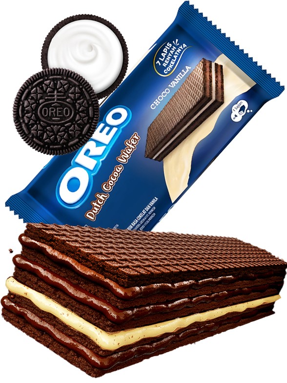 Barquillos Oreo Doble Choco Vainilla 117 grs.