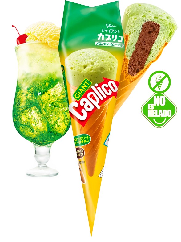 Cucurucho Choco Blanco | Sabor Melon Soda Vainilla | NO es un HELADO | Caplico