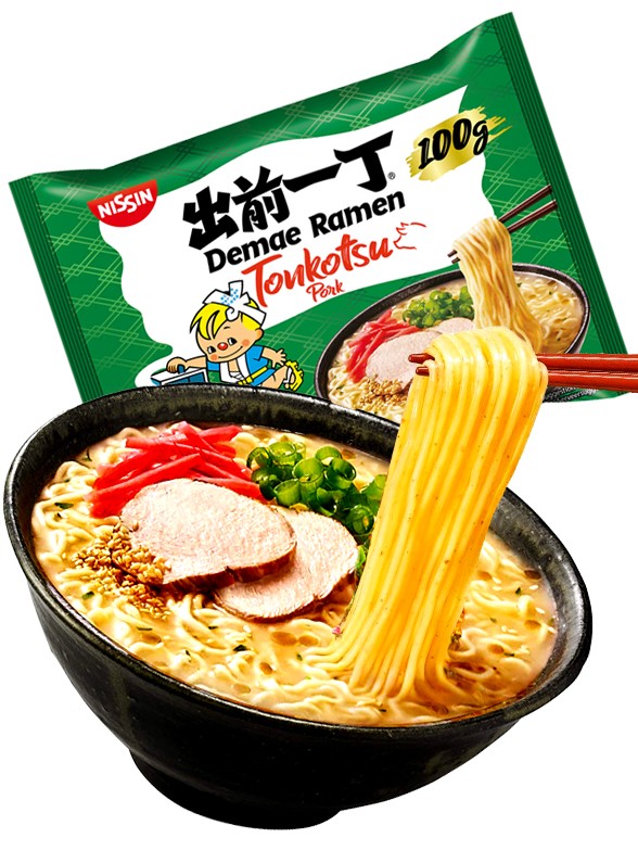 Demae Ramen Nihon Classic Tonkotsu | Nueva Receta | Nissin 100g.