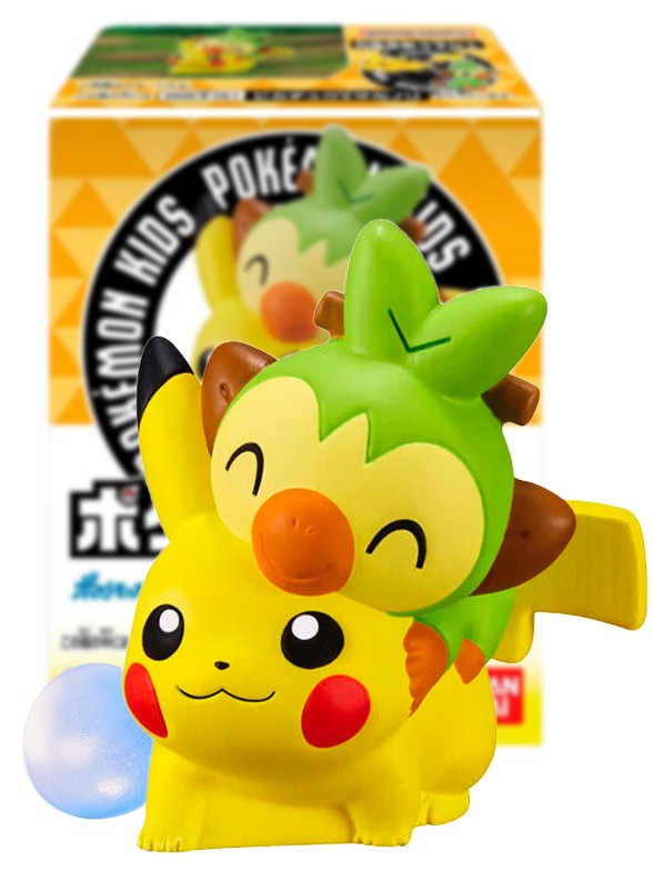 Figuras Pokemon Kids | Pikachu & Grookey | Bandai Namco 5cm