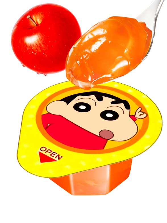 Mini Gelatina de Manzana | Shin Chan 15 grs.