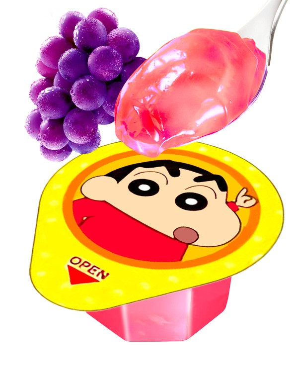 Mini Gelatina de Uva | Shin Chan 15 grs.