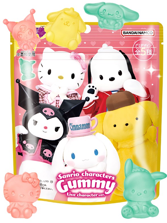 Chuches de Uva Rellenas | Sanrio Characters | 6 Diseños Aleatorios 40g.