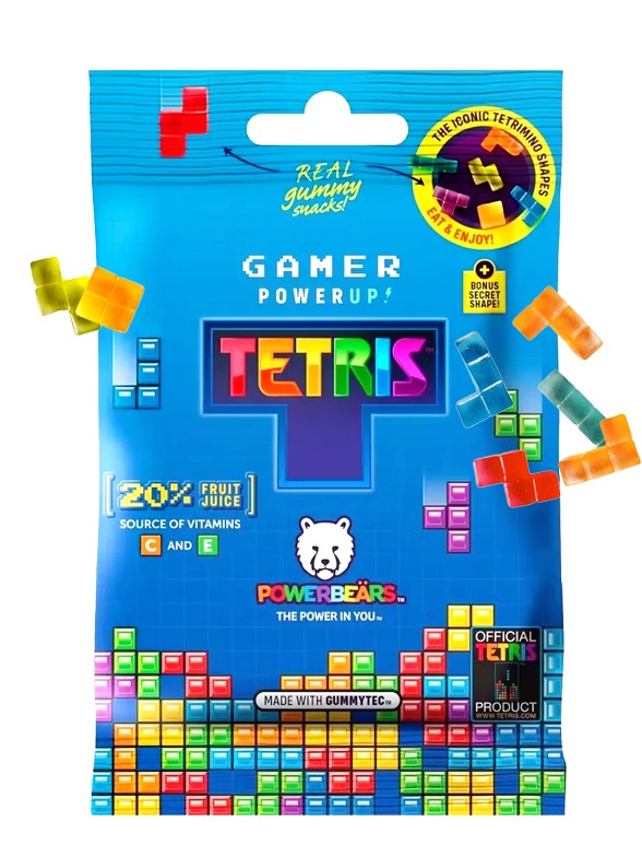 Chuches Tetris de Frutas | Vitaminas C y E 50 grs.