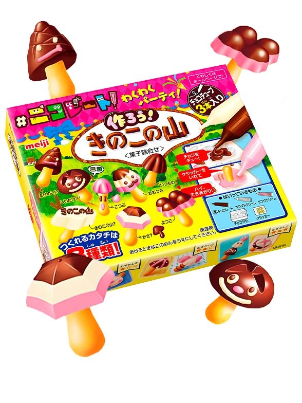 Kit DIY Bombones Chocolate Fresa | Meiji Kinoko