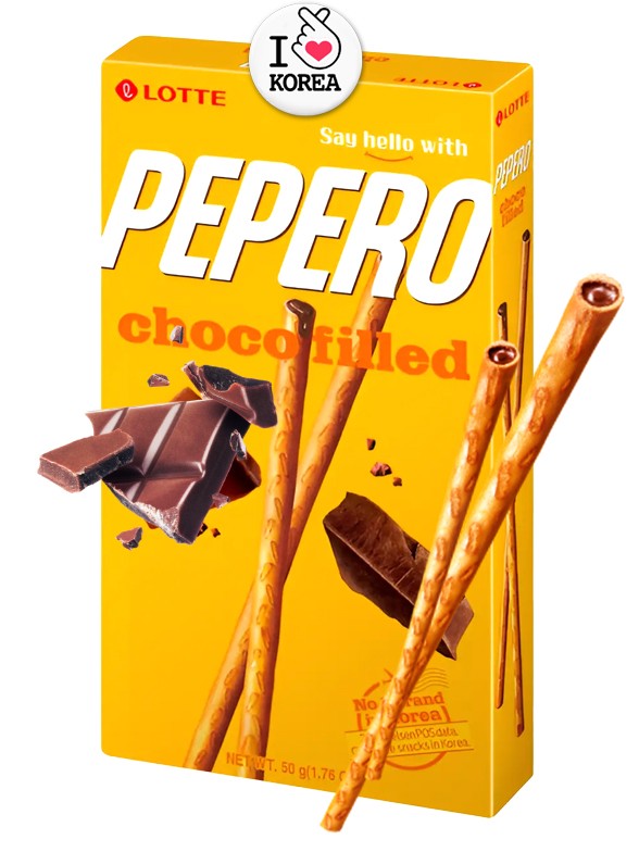 Pepero Relleno de Chocolate | 45 grs.