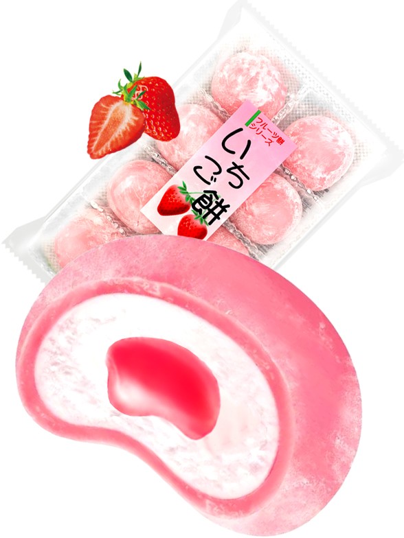 Mochis Japoneses de Fresa Ichigo | Receta Kubota 210g.