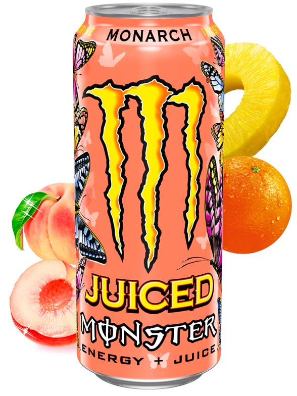 Bebida Energética Monster Juiced Monarch 500 ml.