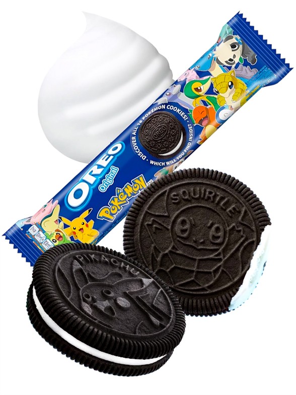 Galletas Oreo Original | Edición Pokémon | 16 Diseño Aleatorios 119 grs.