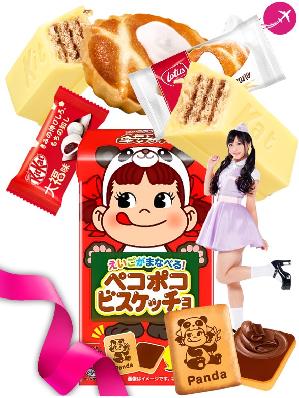TRIO PERFECTO Kit Kat x Pekochan x Pastelito Lotus | Gift Travel To Japan