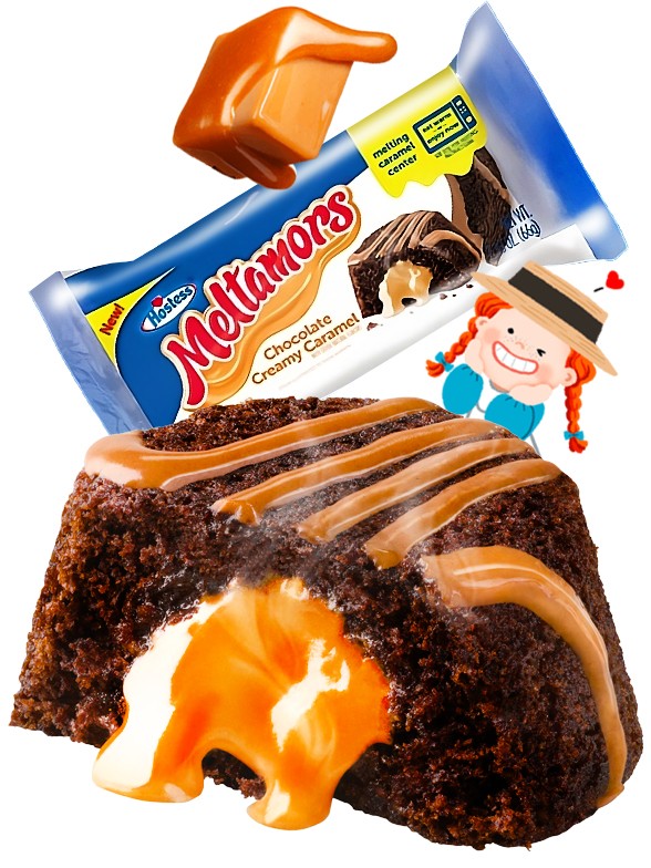 Pastelito Meltamors Caramel Lava | Hostess Twinkies | Unidad 33 grs.