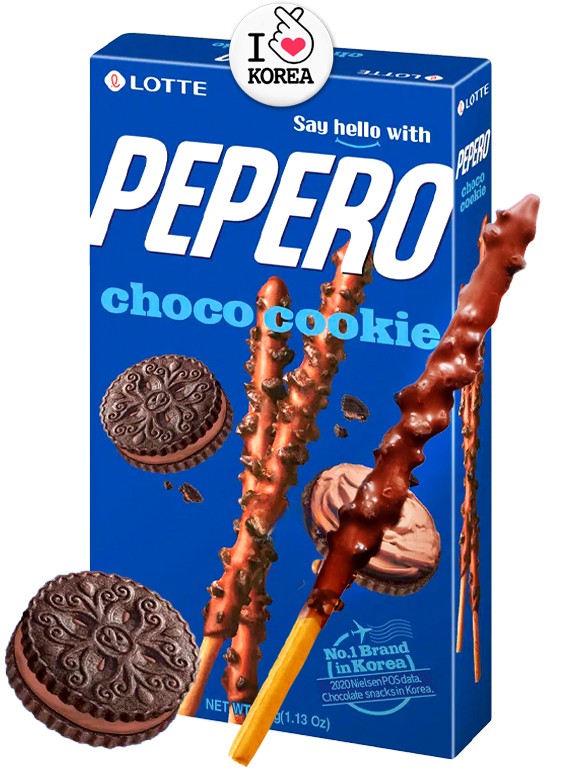 Pepero Lotte Choco Cookies | 32 grs.