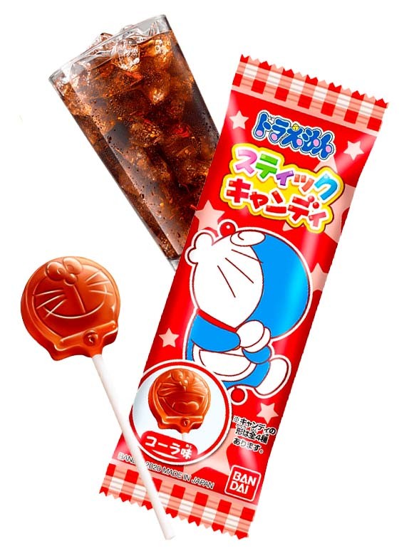 Piruleta de Doraemon sabor Cola 9 grs.