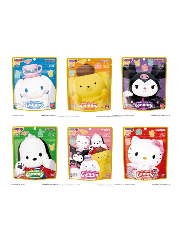 Chuches de Uva Rellenas | Sanrio Characters | 6 Diseños Aleatorios 40g.