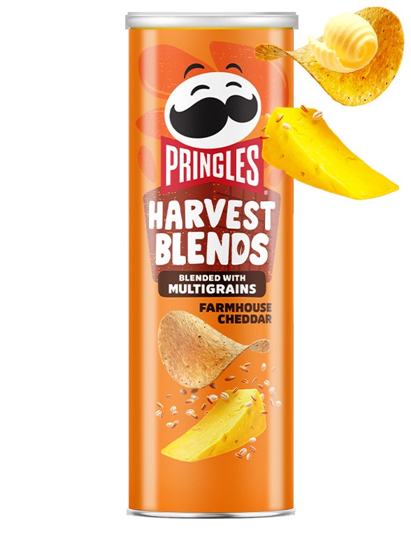 Pringles Harvest Blends Cheddar Farm House 158 grs.