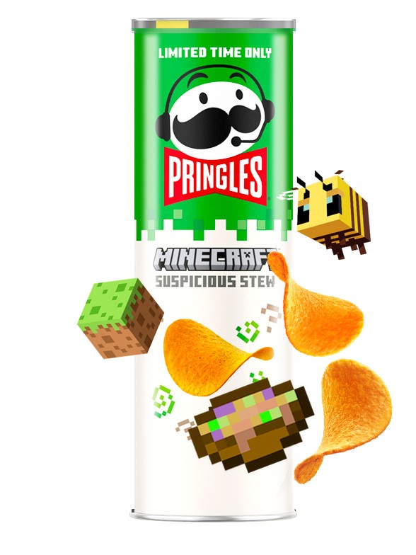 Pringles Suspicious Stew | Edición Minecraft 158 grs.