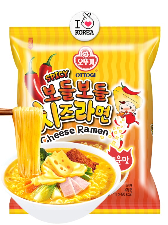 Ramen Coreano de Queso Picante | Cheese Ramyun 111 grs.