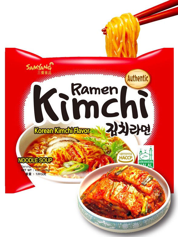 Fideos Ramen Coreanos con Kimchi | Extra Yummi | 120 grs.