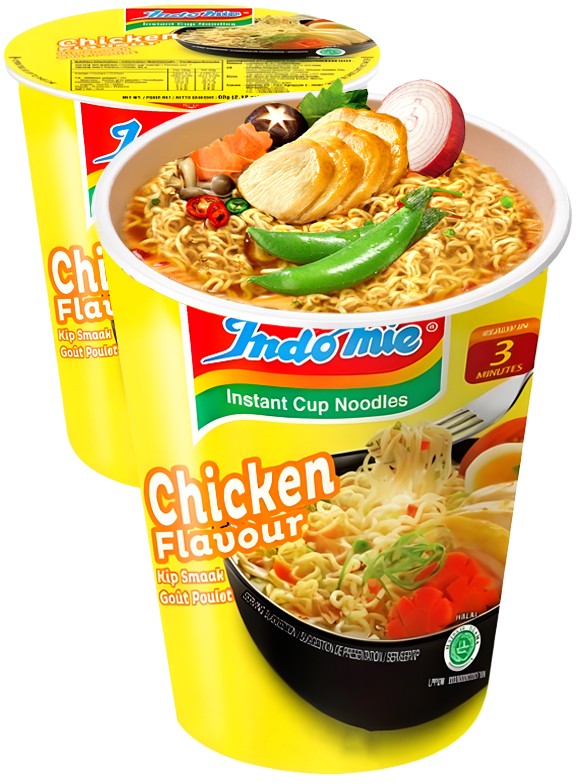 Ramen Indomie de Pollo Cup 60 grs.