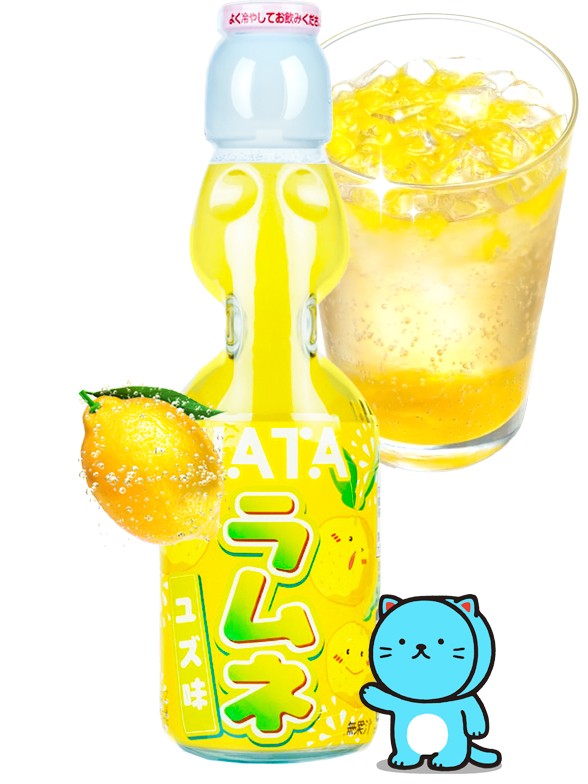 Soda Ramune Yuzu | Matsuri Kawaii Hata 200 ml.