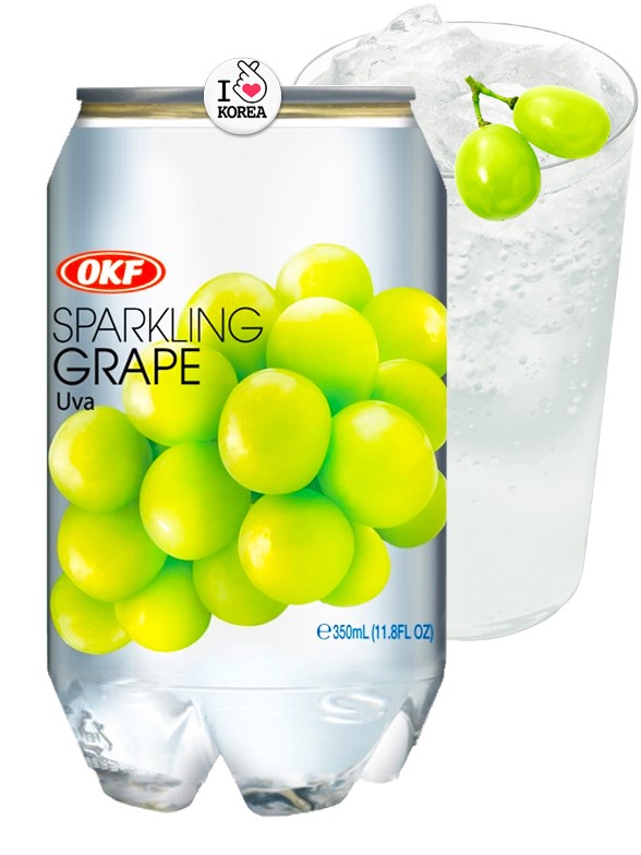 Refresco Coreano Clear de Uva | OKF 350 ml.