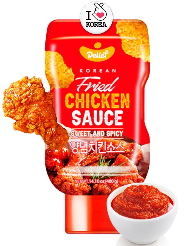 Salsa Coreana para Pollo Frito | Yangnyeom Sweet & Spicy 400 grs.