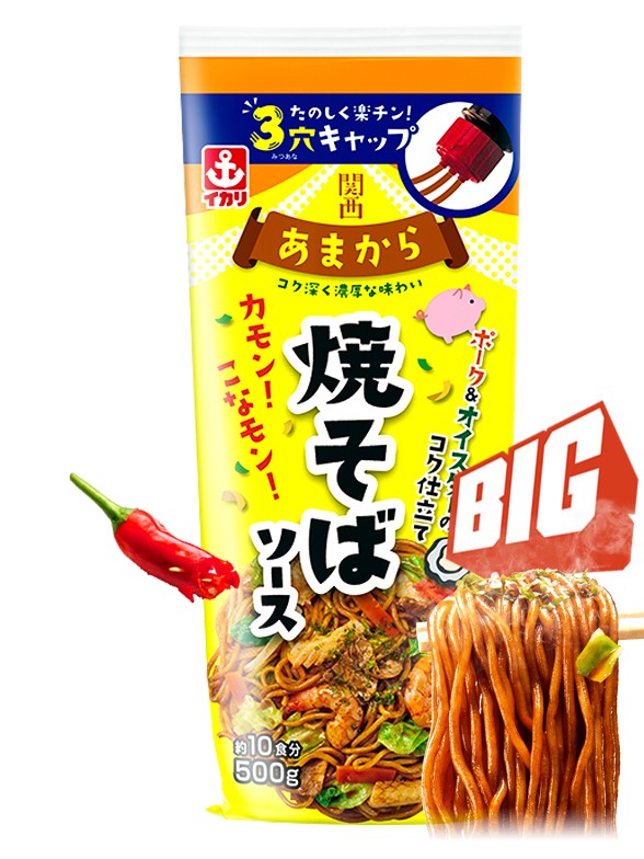 Salsa Yakisoba de Kansai Ikari | Picante | BIG 500g.