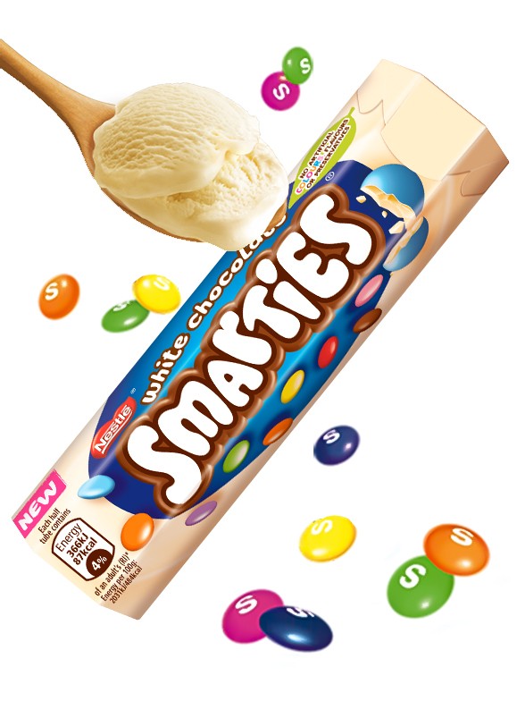 Smarties de Chocolate Blanco 36 grs.