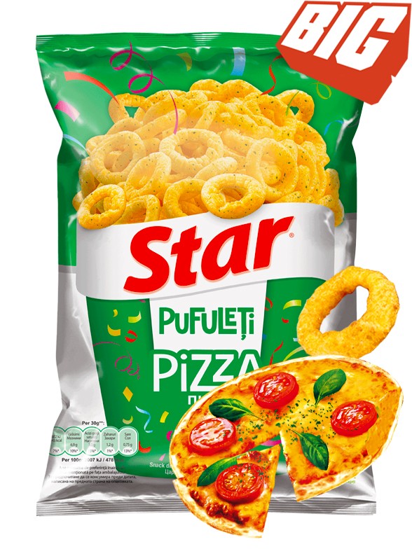 Snack Aros de Pizza | Star Pepsi 80g.