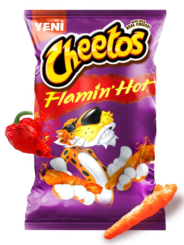 Cheetos Flamin' Hot & Cheese 63 grs.