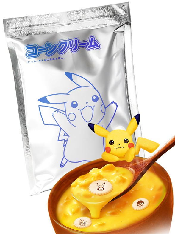 Sopa Instantánea de Crema de Maíz | Edición Pokémon | 1 Ración