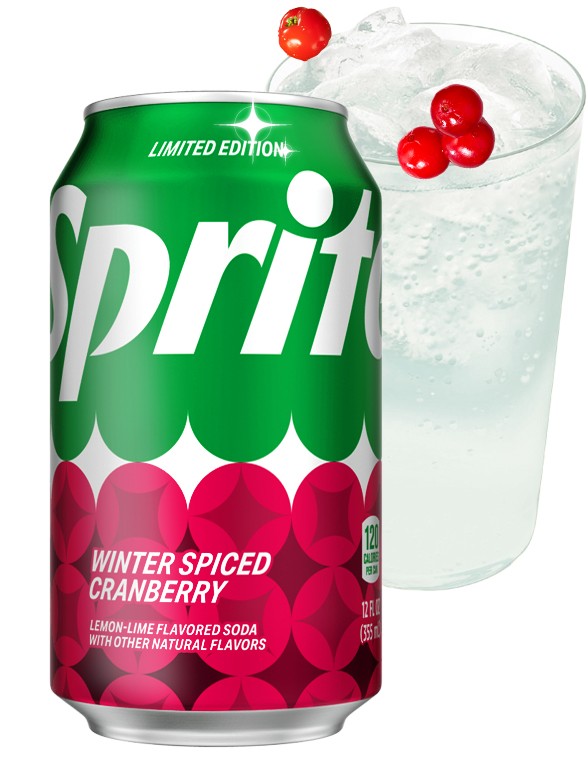 Sprite Winter Spiced Cranberry | U.S.A. 355 ml.