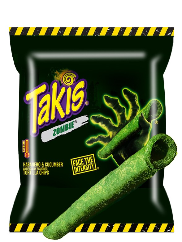 Takis Zombie de Chili Habanero y Pepino | Pocket 28 grs.