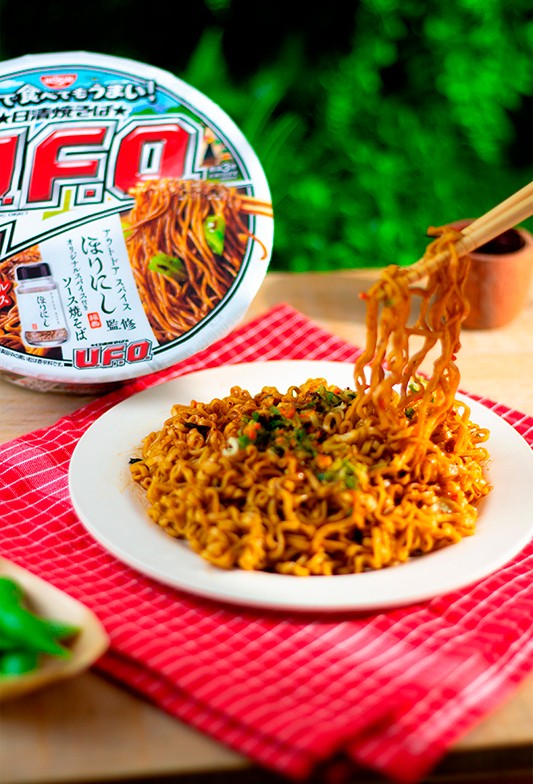 Fideos Yakisoba UFO | Receta Campestre Horinishi 105 grs.