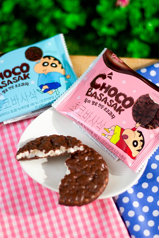 Torta de Arroz Coreano con Chocolate | Choco Shin Chan | 12 grs.